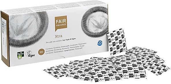 Fair Squared Fair Trade Ethical Condooms Xtra 100 items