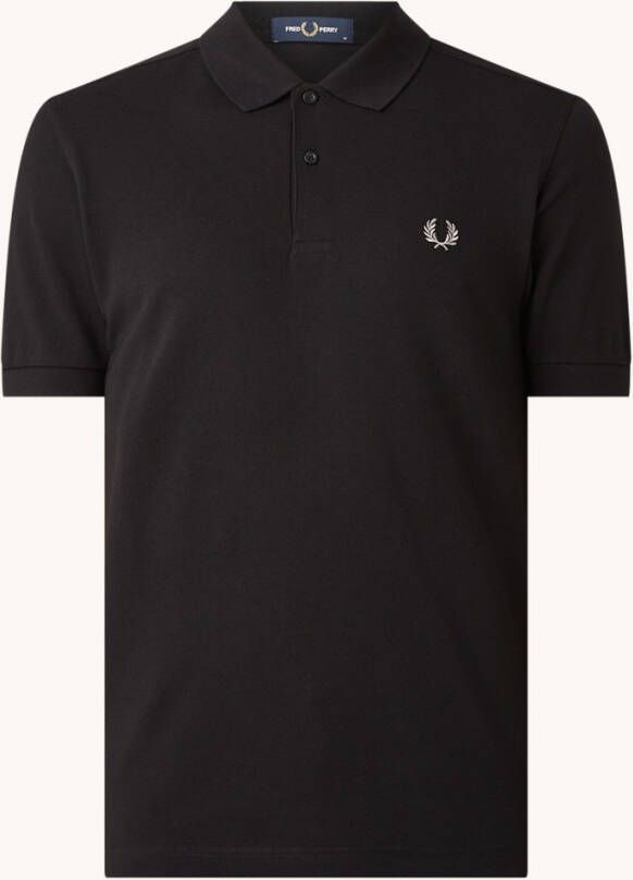 Fred Perry Slim fit polo van piqué, katoen