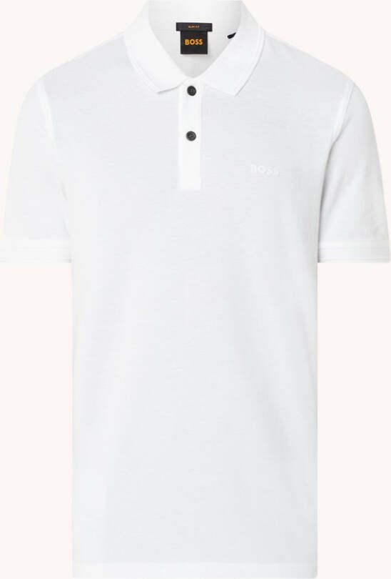 Hugo Boss Prime slim fit polo van piqué, katoen met logo