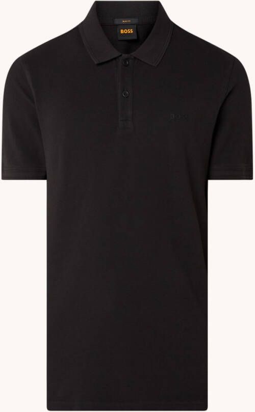 Hugo Boss Prime slim fit polo van piqué, katoen met logo