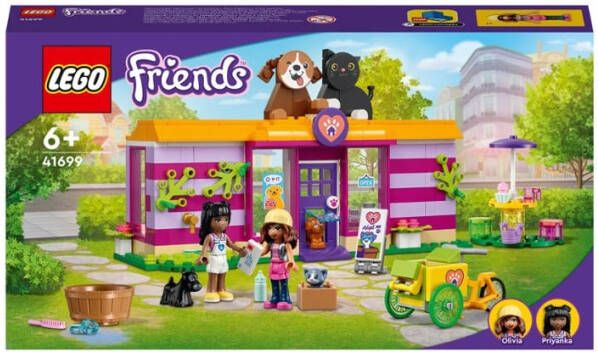 Lego Friends Pet Adoption Café, Animal Rescue Set(41699 )