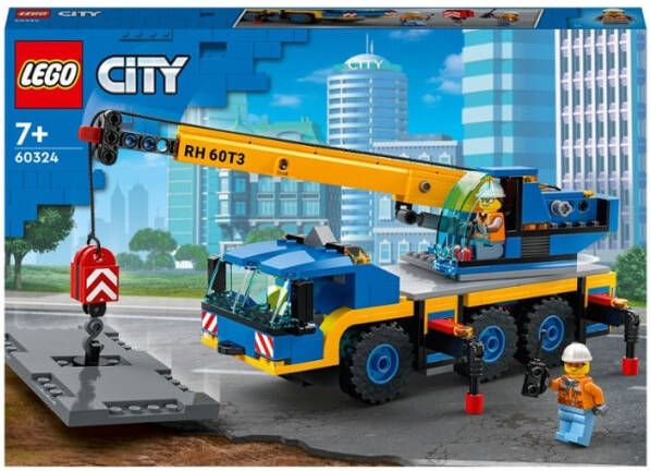 Lego City Great Vehicles Mobile Crane Truck Toy(60324 )