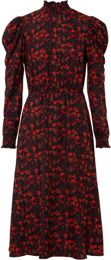 bonprix Midi jurk met bloemenpatroon