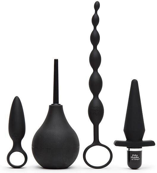 Fifty Shades of Grey pleasure overload starter anal kit(4 stuks kit )