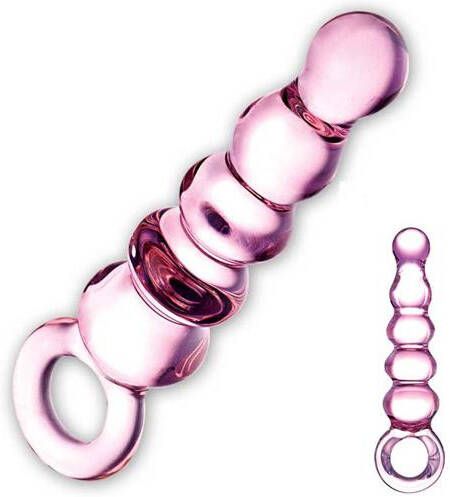 Glas Quintessence Beaded Glazen Anal Slider