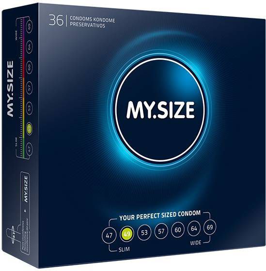 MY.SIZE My Size Natural Latex Condom 49 Width 36 St.