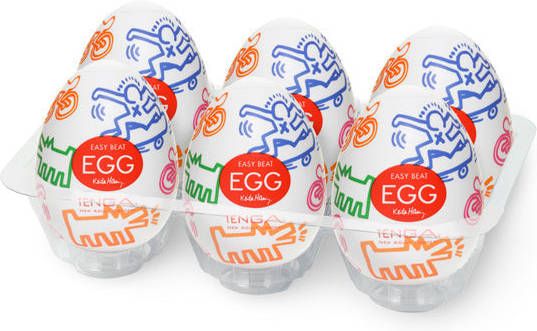 Tenga Keith Haring Egg Street (6 Stuks)