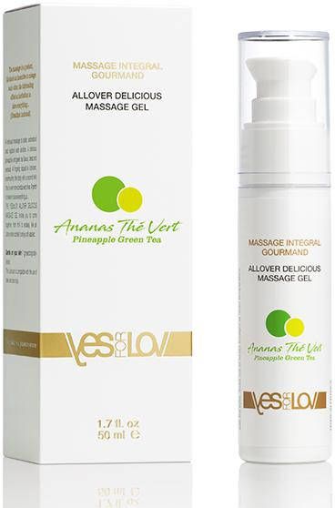 YESforLOV Allover Massage Glijmiddel Ananas