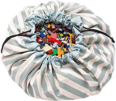 Play & Go Stripes Green toy storage bag