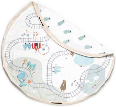 play&go® 2-in-1 Speelkleed & Opbergzak Trein