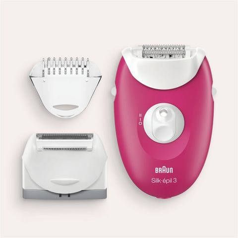 Braun Epilator Silk épil 3 410 bedrade epilator met 3 extra’s