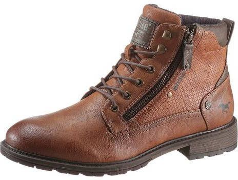 Mustang Shoes Veterlaarzen met rits aan de buitenkant
