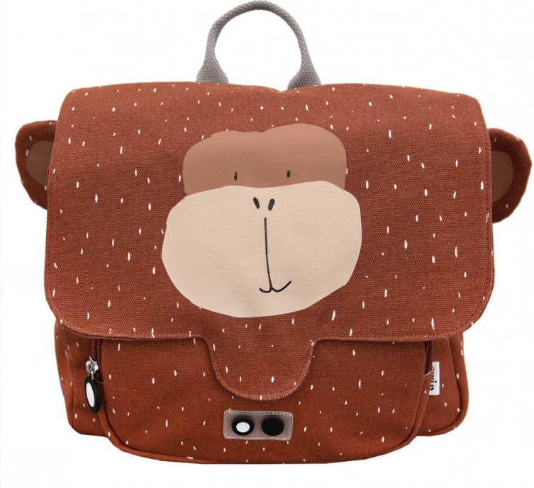 Fan Toys Trixie Schooltas Mr. Monkey 29 X 25 Cm Katoen Bruin